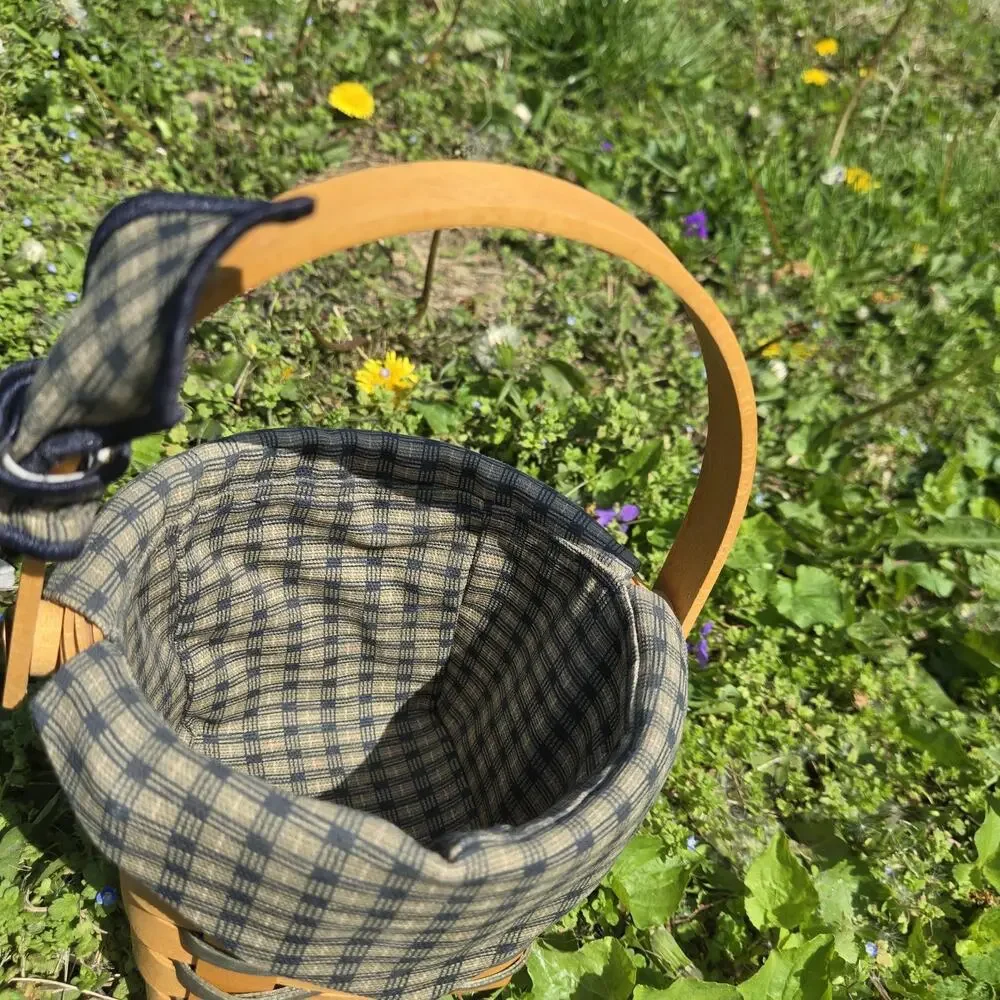 Longaberger Crawford Barn Small Basket Fabric‎ Liner